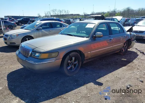 2000 Mercury Grand Marquis Ls z USA, uszkodzony, nr VIN 2MEFM75W3YX622141